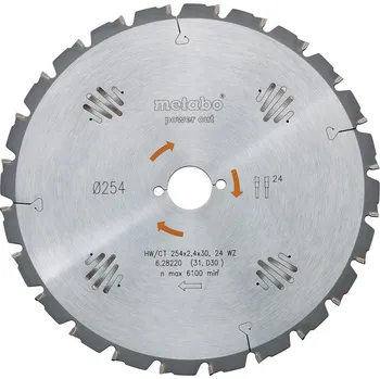 Pilový kotouč METABO PILOVÝ KOTOUČ HW/CT 210X30, 24 SZ 5° 628008000