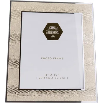 Rám na obraz Lesser & Pavey Zlatý fotorámeček s motivem hadí kůže 20,5x25,5