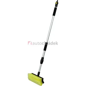 Mycí kartáč na vozidlo Mycí sada s teleskopickou tyčí 2,5 m MAX, kovový závit