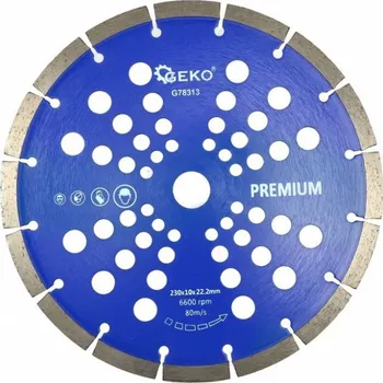 Řezný kotouč Geko řezný kotouč diamantový segmentový 230 x 22 x 10 mm