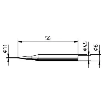Páječka ERSA pájecí špice 0162BD Ersadur, náhradní špice pro hrotovou pájku Tip 260