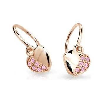 Náušnice Cutie Jewellery Náušnice pro miminka C2160R-Pink