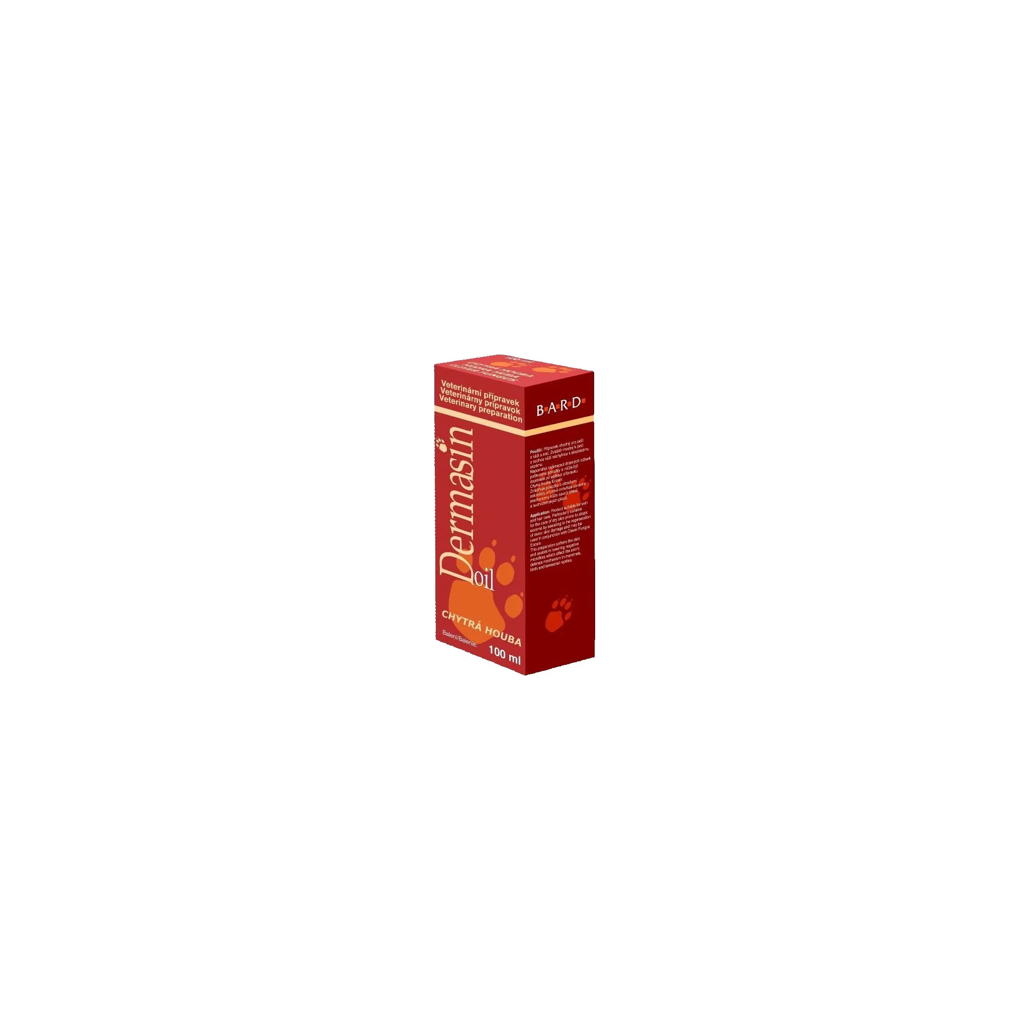 Fotografie 1 - Lék pro psa a kočku Bard Ecosin Dermasin Oil chytrá houba 100 ml