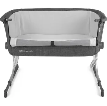 Kinderkraft KKLUNOGRY00000 Uno 2v1 šedá Dětská postýlka Kinderkraft KKLUNOGRY00000 Uno 2v1 šedá