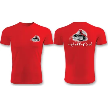 Rybářské oblečení Hell-Cat Tričko Červené Profi