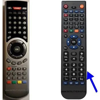 Sencor XFA187R dálkový ovladač náhradní