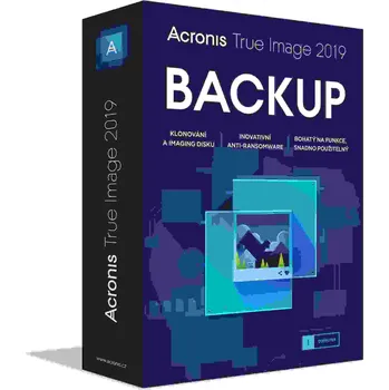 Zrychlení počítače Acronis True Image 2019 1 PC Upgrade CZ