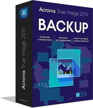 Zrychlení počítače Acronis True Image 2019 1 PC Upgrade CZ