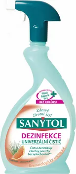 Univerzální čisticí prostředek Sanytol dezinfekce univerzální čistič sprej grep 500 ml
