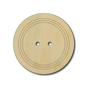 Knoflík Pelisport Dřevěný knoflík 03 sada 6 ks