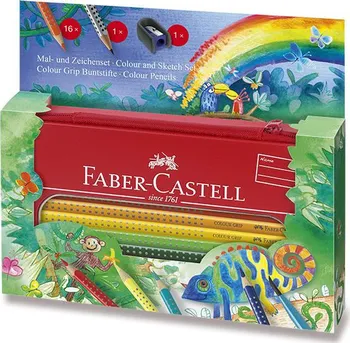 Pastelka Faber-Castell Pastelky Grip 2001 džungle 17 ks