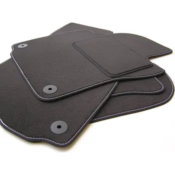 autokoberec Textilní autokoberce Škoda Superb I (2001 - 2008) s oválnou fixací - Prestige Individual Tmavě šedá koženka