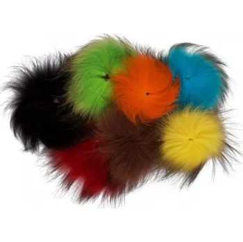 Umělá nástraha Ocas ze stříbrné lišky Veniard Arctic Mutation Fox olivová