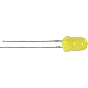 Modelová železnice LED signalizační žlutá 5 mm