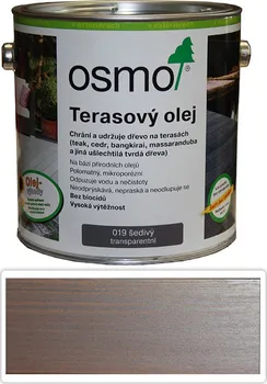 Olej na dřevo OSMO 2,5 l terasový olej šedý 019
