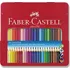 Pastelka Faber-Castell Pastelky Grip 2001 plechová krabička 24 barev