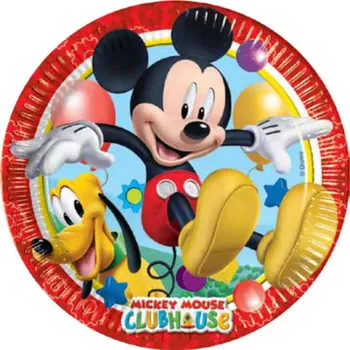 Party nádobí Procos Mickey Mouse talíře 20 cm 8 ks