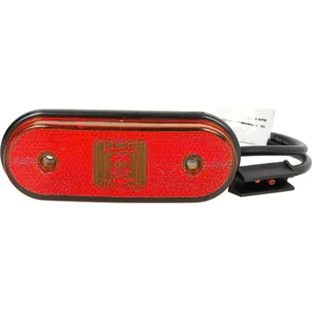 Poziční světlo LED Uni-Point, červené s kabelem 0,5m