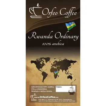 Káva Orfeo Coffee Rwanda Ordinary 100% arabika zrnková 250 g