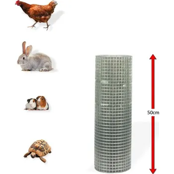 Pletivo DEMA Voliérové ​​čtyřhranné pletivo pozinkované 19 mm, 0,5x10 m, drát 0,8 mm