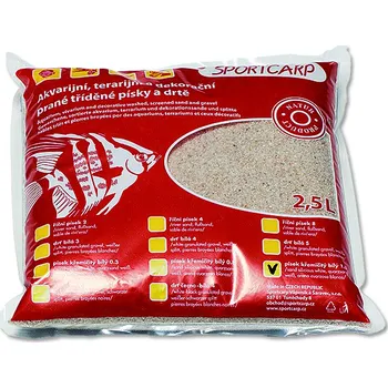 Sportcarp křemičitý písek bílý 1,3 mm 2,5 l
