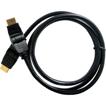 Video kabel Kabel HDMI - HDMI 2m (gold-otočné,ethernet)