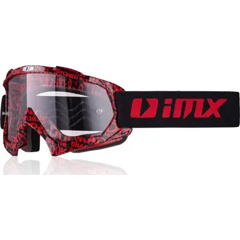 iMX Mud Graphic Red-Black Motocyklové brýle iMX Mud Graphic Red-Black