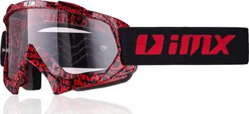 Motocyklové brýle iMX Mud Graphic Red-Black