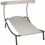 Garthen Zahradní lehátko se stříškou a…