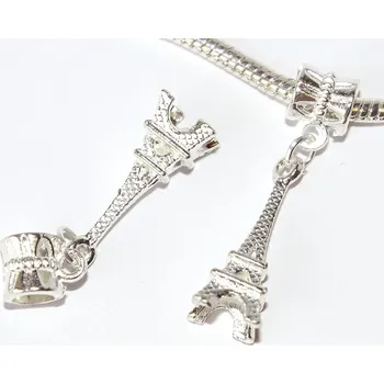 Přívěsek Korálek na náramek Fashion Jewerly - Přívěsek Eiffelova Věž, Paříš, Love Paris, Dovolená ve Francii, Miluji cestování 2676