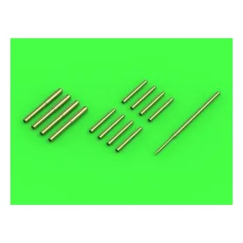 Plastikový model Master 1/48 A-1 Skyraider 20mm cannon barrels&pitot tube