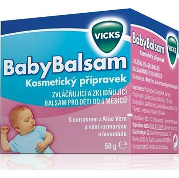Vicks BabyBalsam zklidňující balzám pro děti 50 g