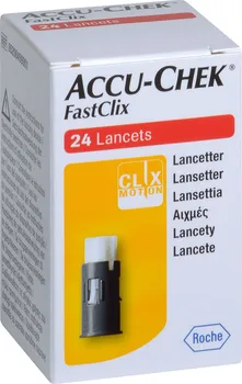 Diagnostický test ROCHE Diagnostics Accu Chek Fastclix Lancet 24 ks