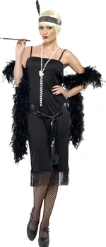 Karnevalový kostým Smiffys Dámský kostým Flapperka šaty černé 30. léta