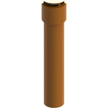 Kouřovod Tecnovis Komínek svislý DN 60/100, plast, AZ, červený