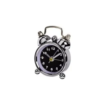 Budík HAMA mini budík Nostalgie,černý