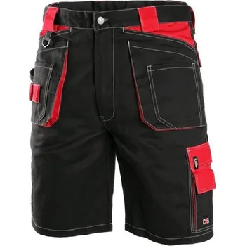 pracovní kraťasy CXS Orion David kraťasy černé/červené