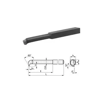 Příslušenstí k soustruhu Soustružnický nůž na vnitřní závit, pravý, HSS, ČSN 223315 - 16x16x140 mm