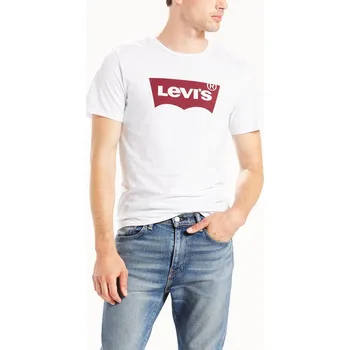 Pánské tričko Levis Graphic Set-in Neck bílé