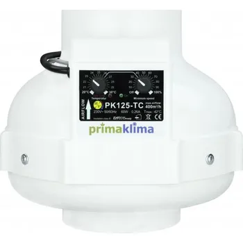Domácí ventilátor Ventilátor PRIMA KLIMA 400 m3/h, 125 mm, s tepelnou regulací (PK125-TC)