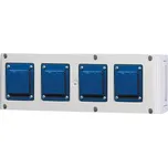 Scame 634.2222 Zásuvková rozvodnice bez jištění řady 634 - zás.: 4x230V