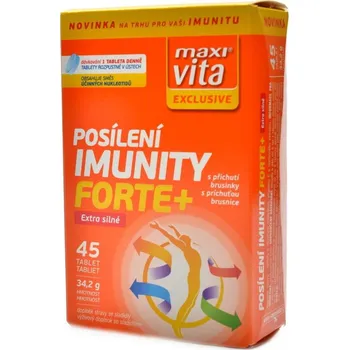 Recenze Maxi Vita posílení Imunity Forte+ 45 tbl.