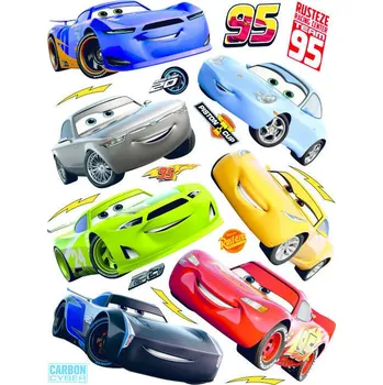 Samolepící dekorace Samolepka na zeď Auta 65x85cm DK 2315