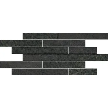 Obklad Norgestone Muretto Mix Slate - dlaždice mozaika 30x60 černá NST996N
