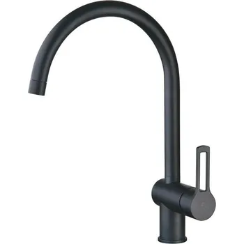 Vodovodní baterie Paffoni RINGO/VALLONE dřezová stojánková baterie RIN180NO černá