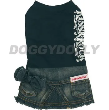 Obleček pro psa Doggydolly,Obleček Doggydolly Kiss&Rock girl XXS