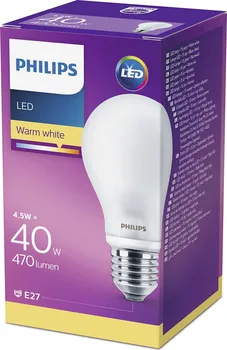 Žárovka Philips LED Classic 40W E27 2700K teplá bílá