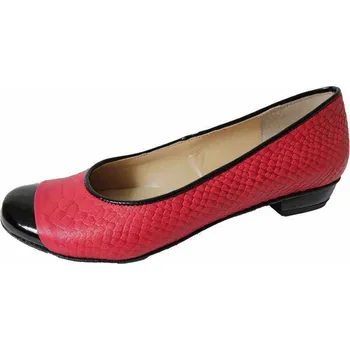 Dámské lodičky Dámské lodičky s lesklou špičkou Dapi 22514-1257 červené Velikost: 36