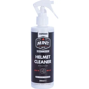 Motokosmetika Čistící sprej na přilby a jejich hledí OXFORD MINT HELMET CLEANER 250 ml