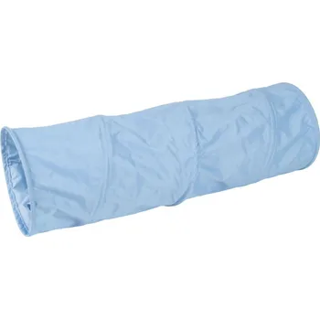 Pelíšek pro psa O´LALA PETS,Tunel pro kočky šusťák 100 x 30 cm modrá